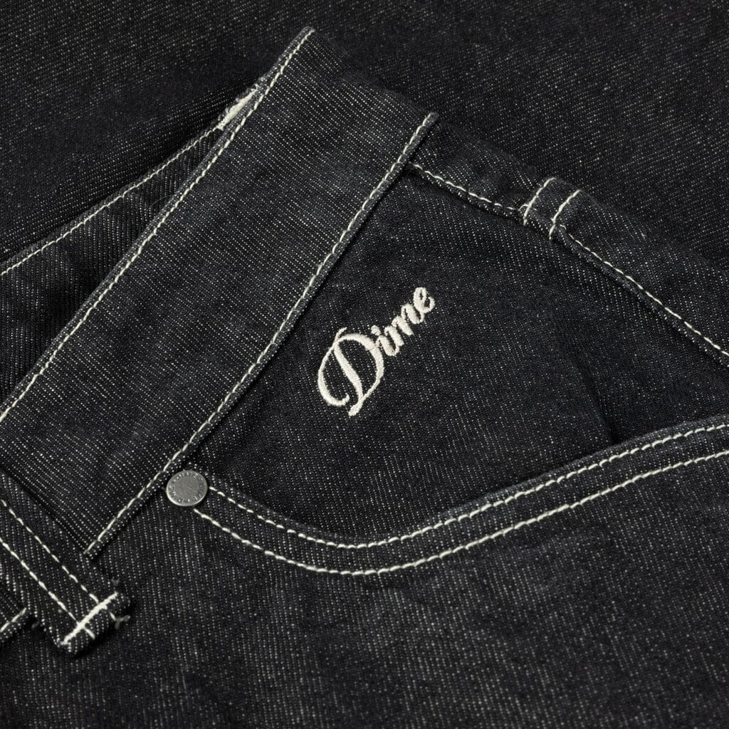 Dime Classic Denim Short - Black Washed Shorts Dime 