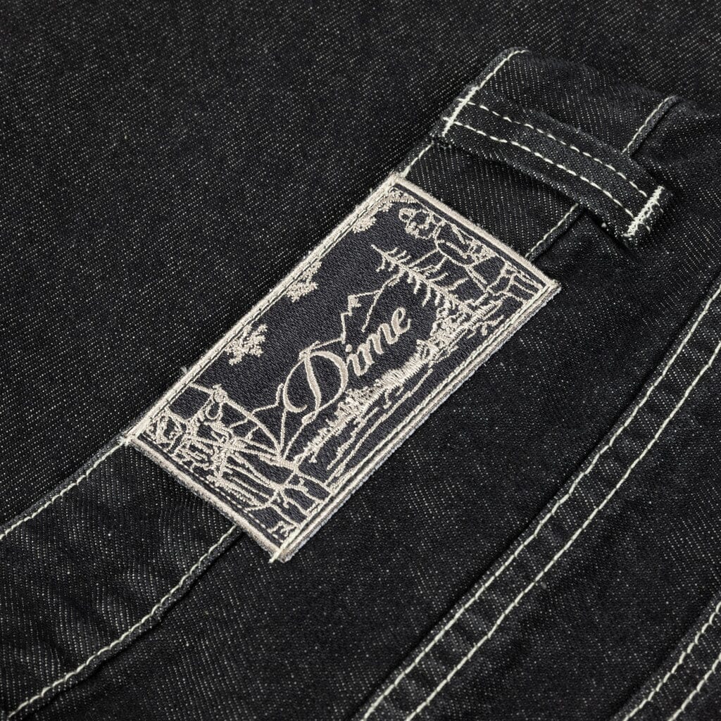 Dime Classic Denim Short - Black Washed Shorts Dime 