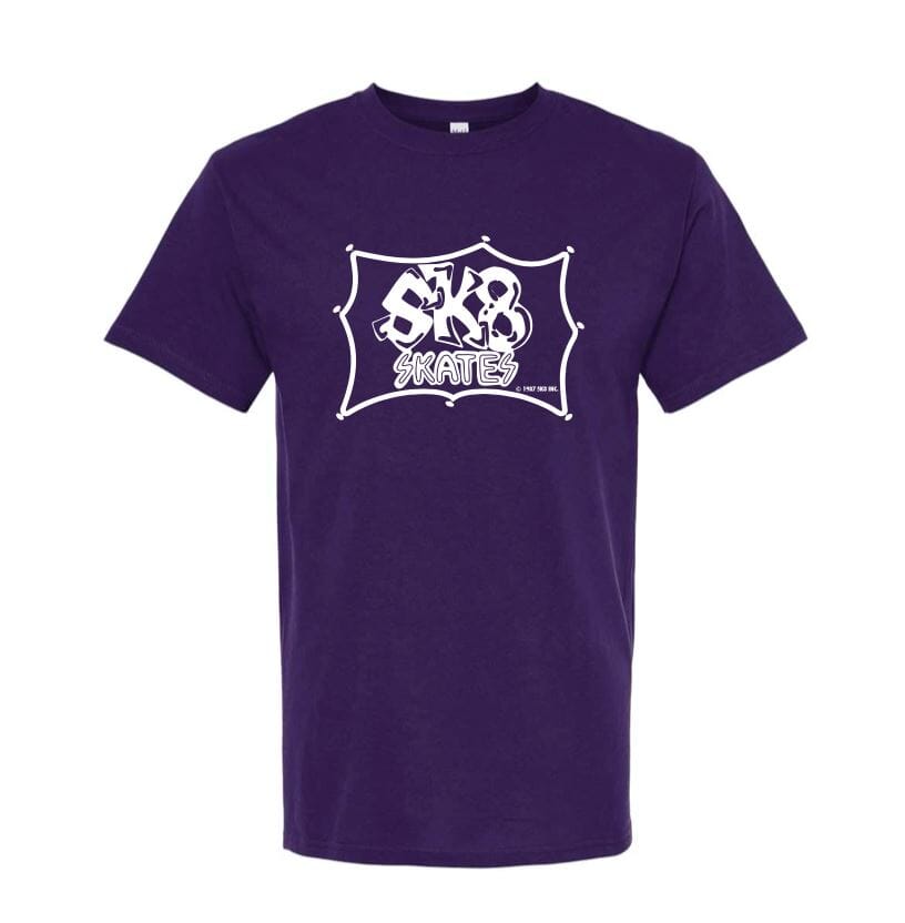 Sk8 Skates OG Logo T-shirt - Purple T-Shirts + Longsleeves Sk8 Skates 