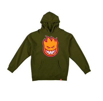 Spitfire Bighead Fill Hoodie - Army Hoodies + Crewnecks Spitfire 