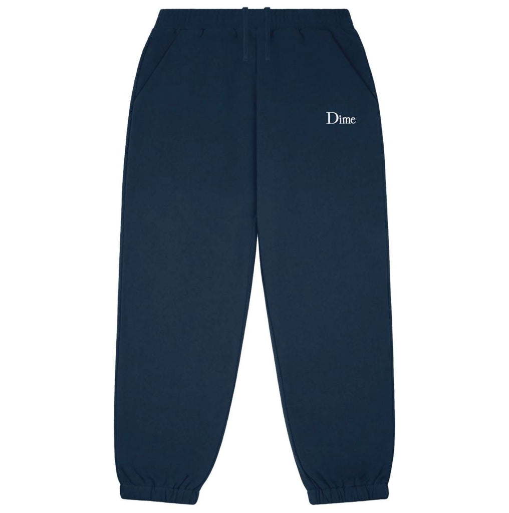 Dime Classic Small Logo Sweatpant - Navy Bottoms Dime 
