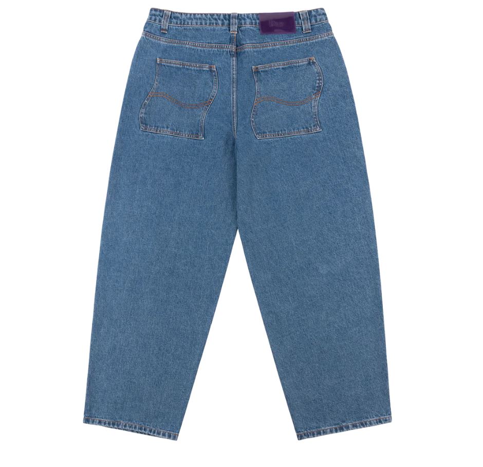 Dime Classic Baggy Denim Pant - Indigo Wash Bottoms Dime 
