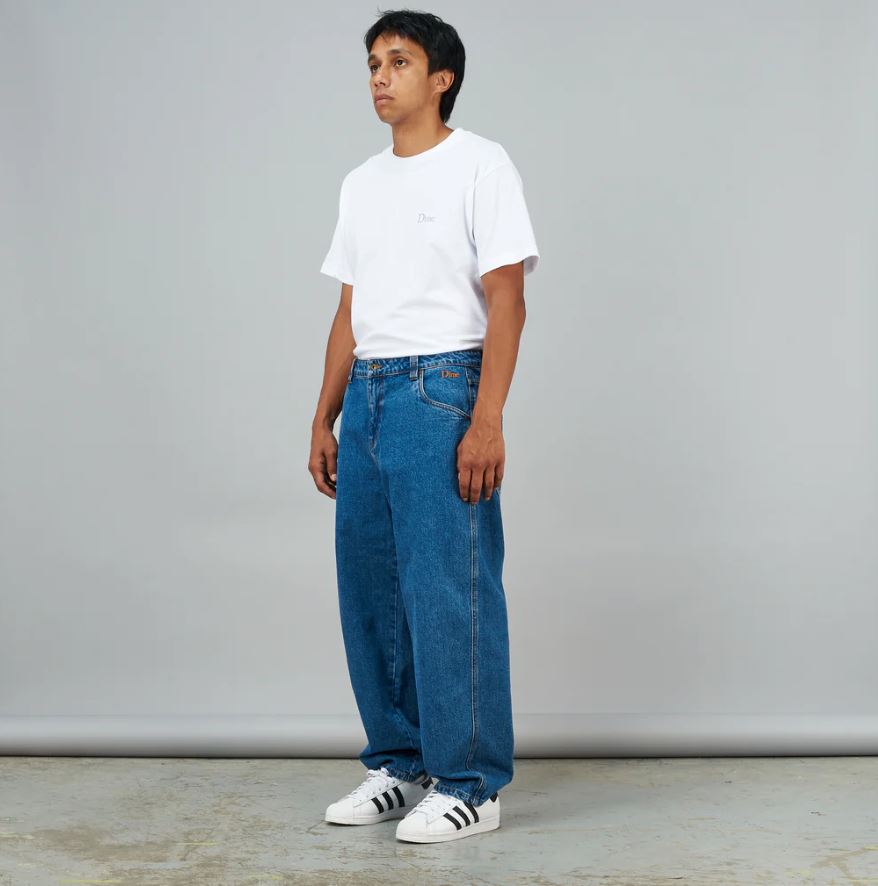 Dime Classic Baggy Denim Pant - Indigo Wash Bottoms Dime 