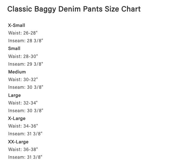 Dime Classic Baggy Denim Pant - Indigo Wash Bottoms Dime 