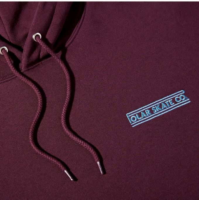 Polar Dave Hoodie - Dark Wine Hoodies + Crewnecks Polar 