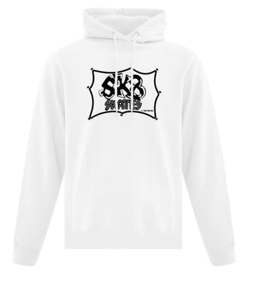 Sk8 Skates OG Logo Hoodie - White Hoodies + Crewnecks Sk8 Skates 