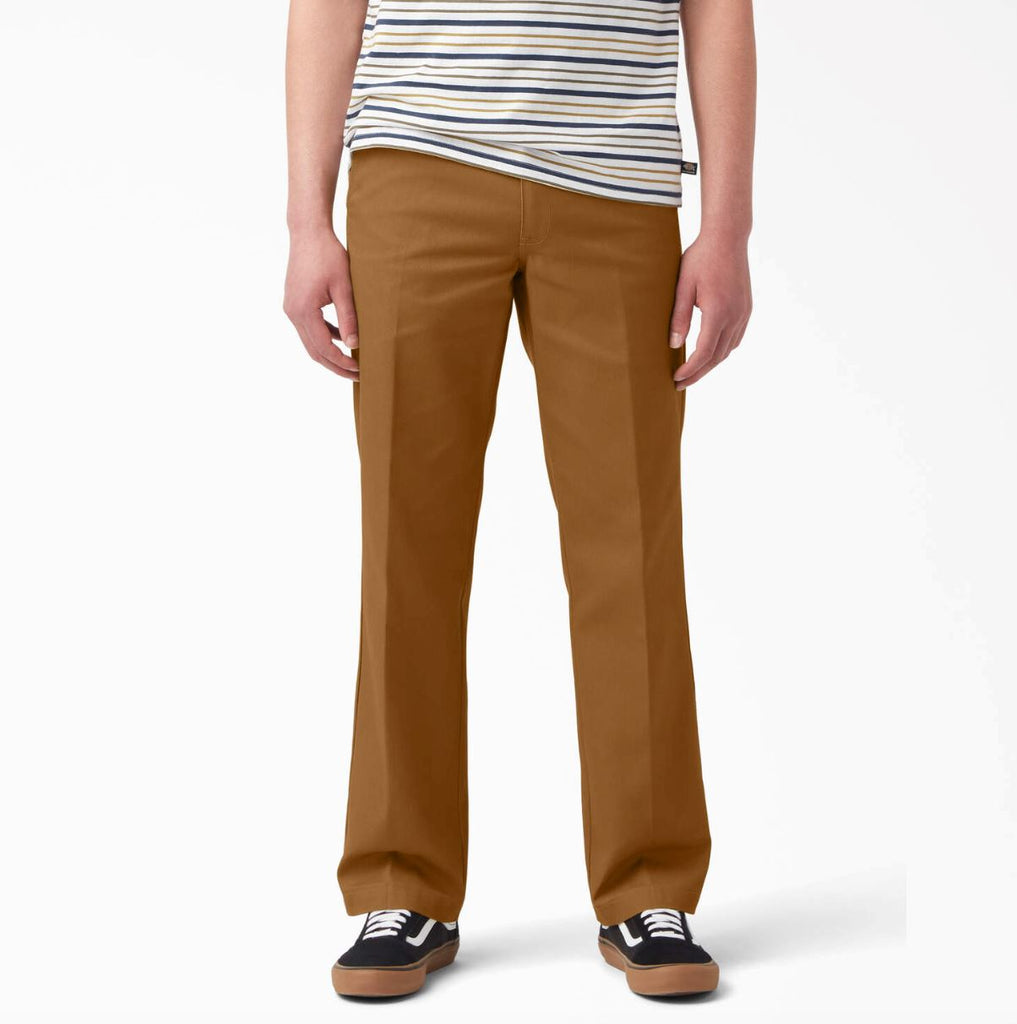 Dickies Skateboarding Regular Fit Twill Pant - Brown Duck Bottoms Dickies 