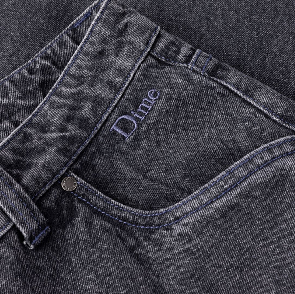 Dime Classic Baggy Denim Pants - Faded Black Bottoms Dime 