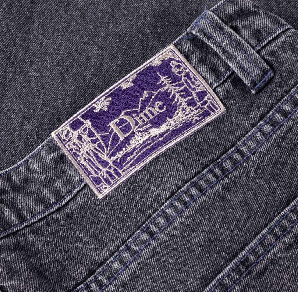 Dime Classic Baggy Denim Pants - Faded Black Bottoms Dime 
