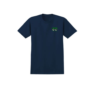 Krooked Straight Eyes Tee - Navy/Green T-Shirts + Longsleeves Krooked 