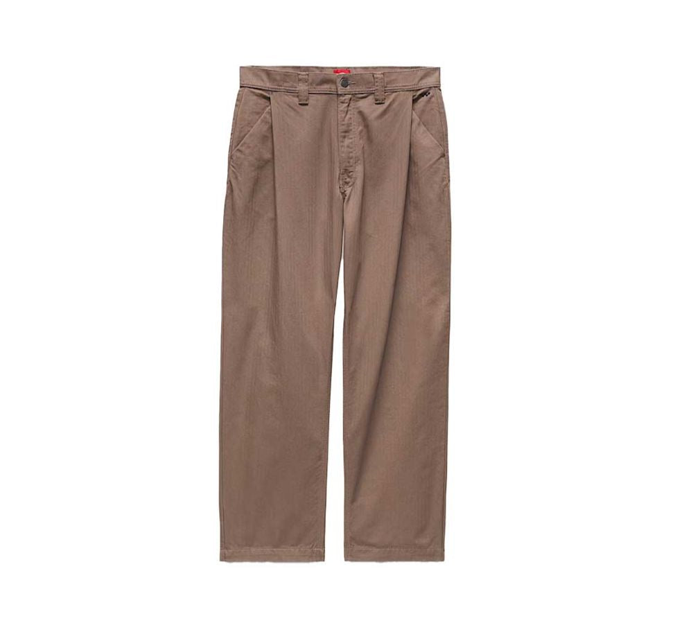 Vans Skate Loose Pleated Pant - Walnut Bottoms Vans 