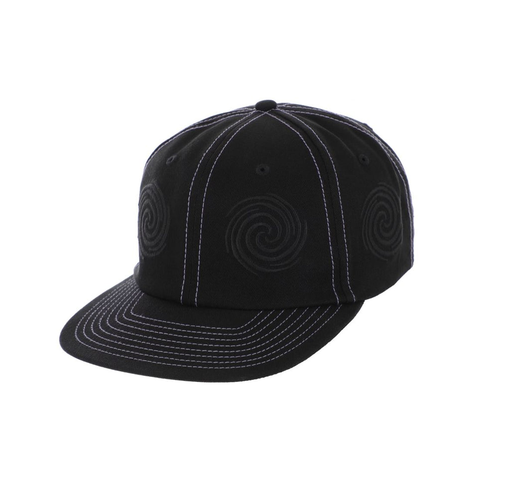 Skate Swirl Unstructured Hat - Black Hats Vans 