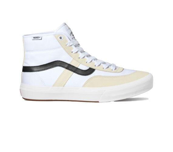 Vans Crockett High Shoe - White/Black/Gum Men's Shoes Vans 
