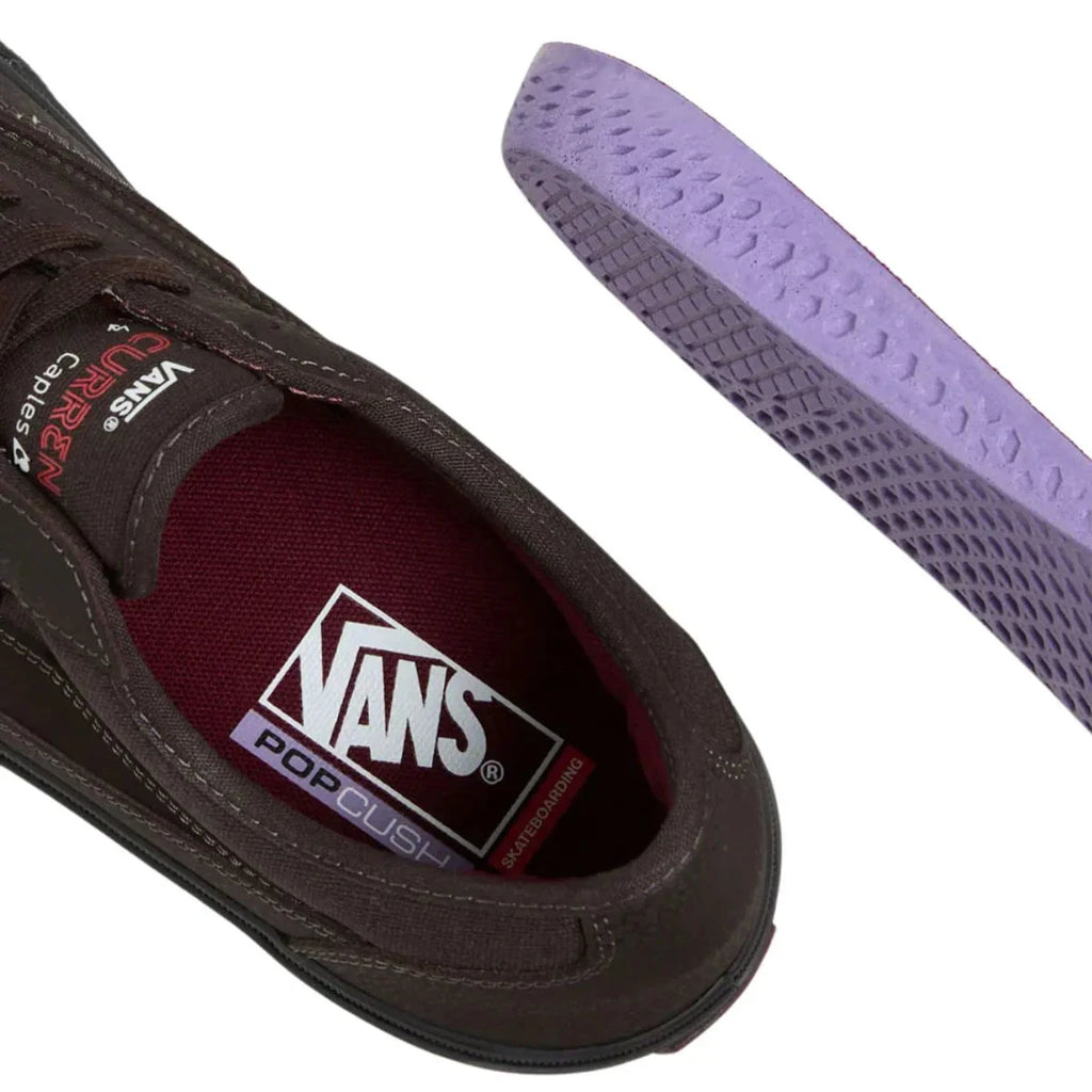 Vans Skate Curren Caples Shoe - Dark Brown Men's Shoes Vans 