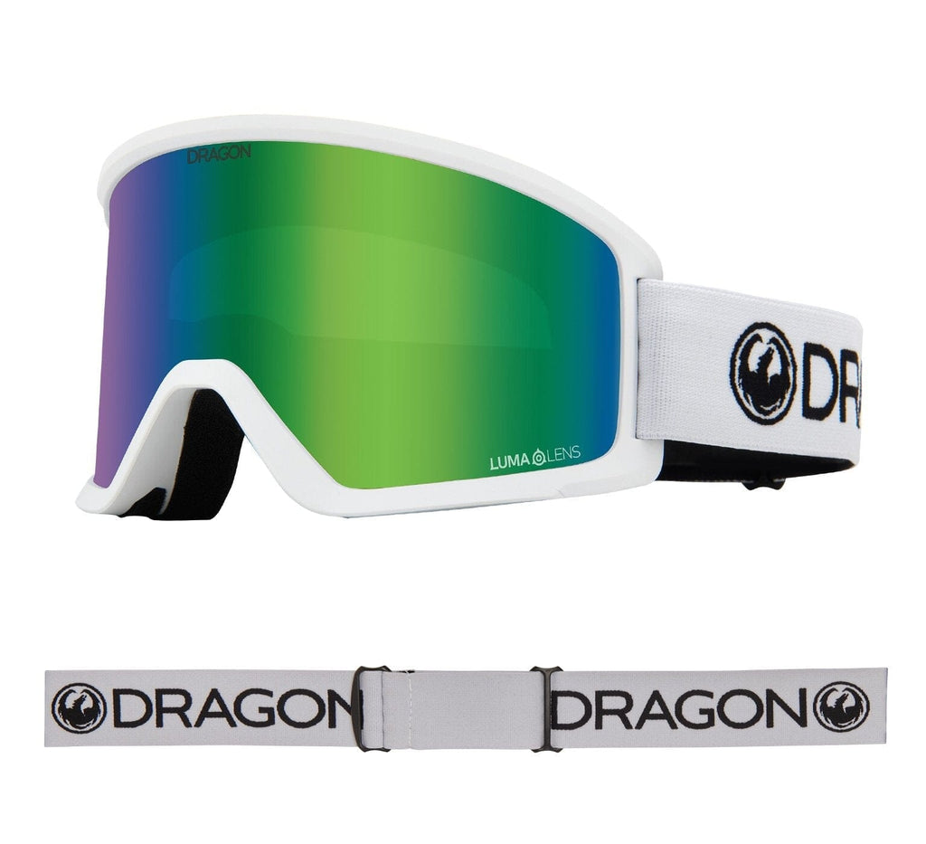 Dragon DX3 OTG Goggles 2024 - White/Green Goggles Dragon 