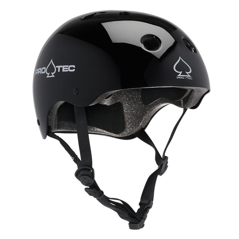 Pro Tec Classic Certified Helmet Helmets & Safety Gear Pro-Tec Gloss Black X Small 