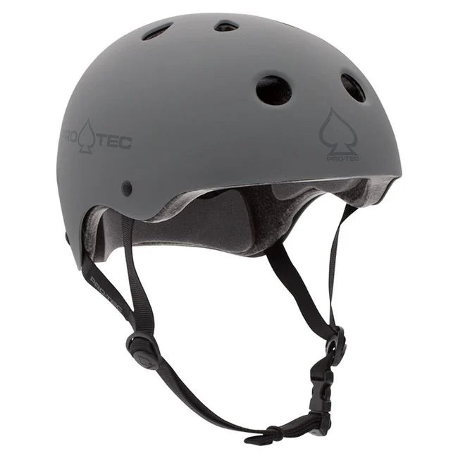 Pro Tec Classic Skate Helmet Helmets & Safety Gear Pro-Tec Matte Grey X Small 