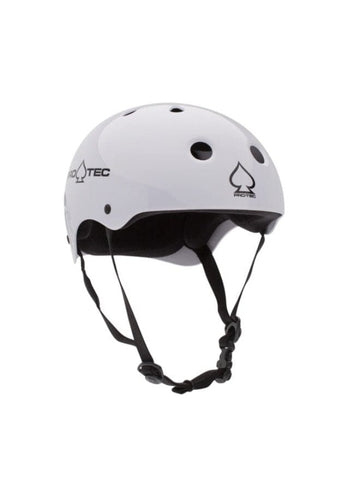 Pro Tec Classic Certified Helmet Helmets & Safety Gear Pro-Tec White Medium 