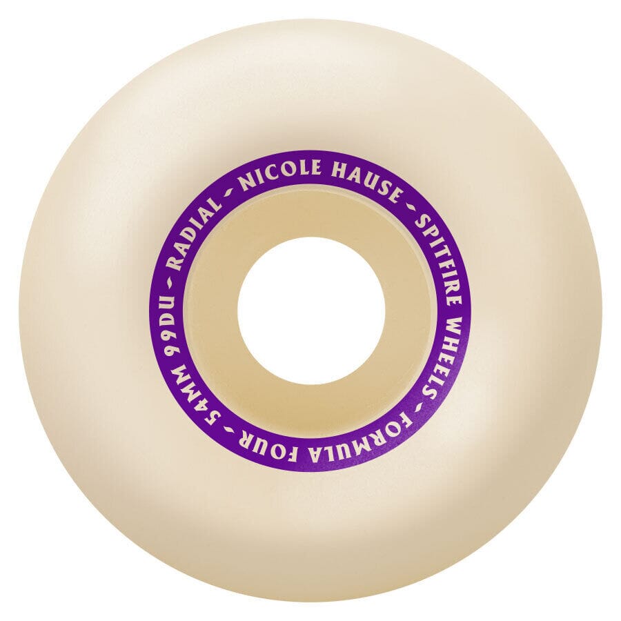 Spitfire F4 Nicole Kitted Radial Wheel 99A 54mm Wheels Spitfire 