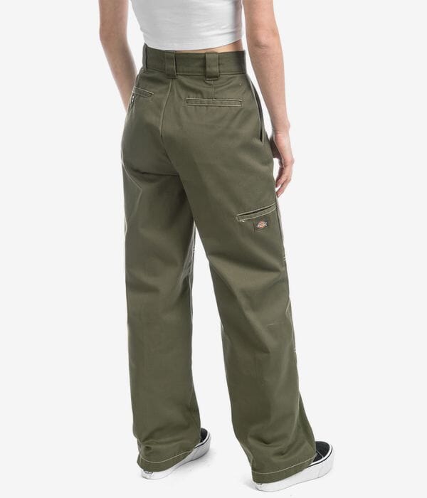 Dickies Women's Sawyerville Double Knee Pant - Military Green Women's Bottoms Dickies 