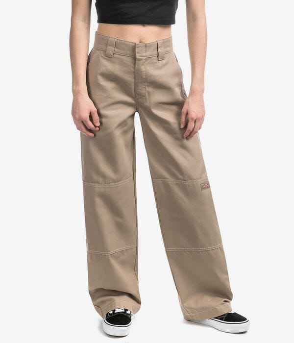 Dickies Womens Sawyerville Double Knee Pant - Khaki Bottoms Dickies 