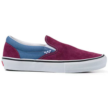 Vans Skate Slip-on Shoes - Moonlight Blue/Mauve Wine Men's Shoes Vans 
