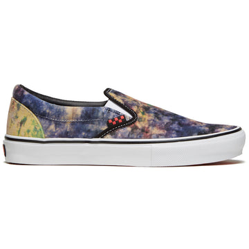 Vans Skate Slip-on Shoe - Tie Dye Terry Black Men's Shoes Vans 