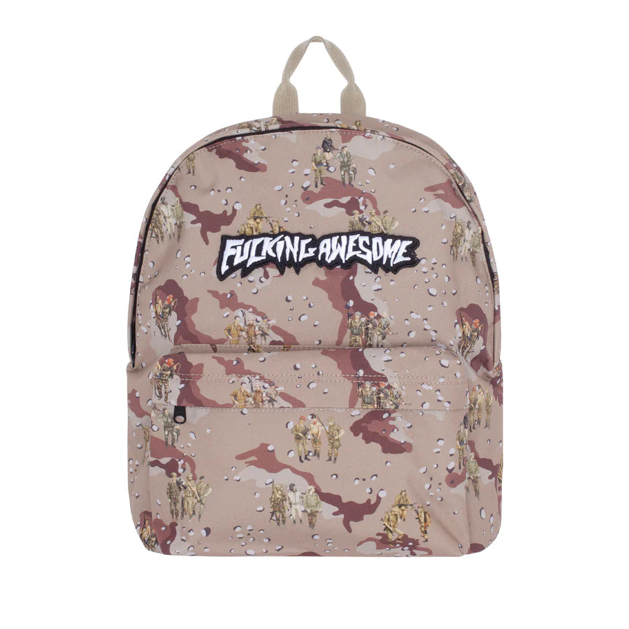 Fucking Awesome Velcro Stamp Backpack Backpacks FA Soldier Camo 