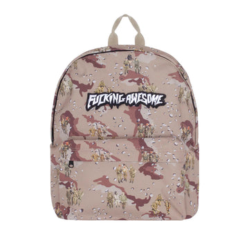 Fucking Awesome Velcro Stamp Backpack Backpacks FA Soldier Camo 