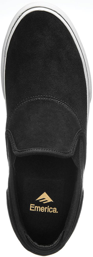 Emerica Wino G6 Slip On Shoe - Black Men's Shoes Emerica 