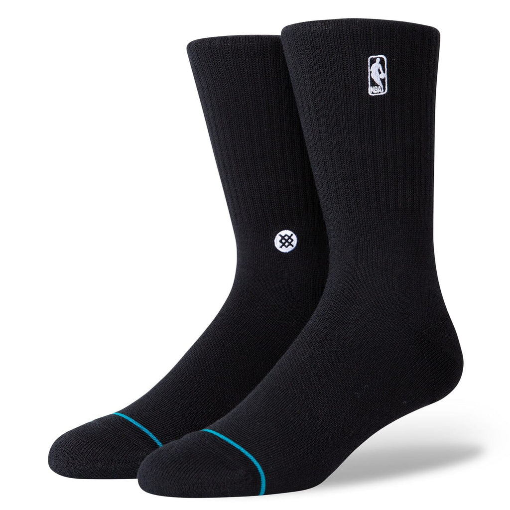 Stance NBA Logoman Crew Socks Socks Stance Small Black 