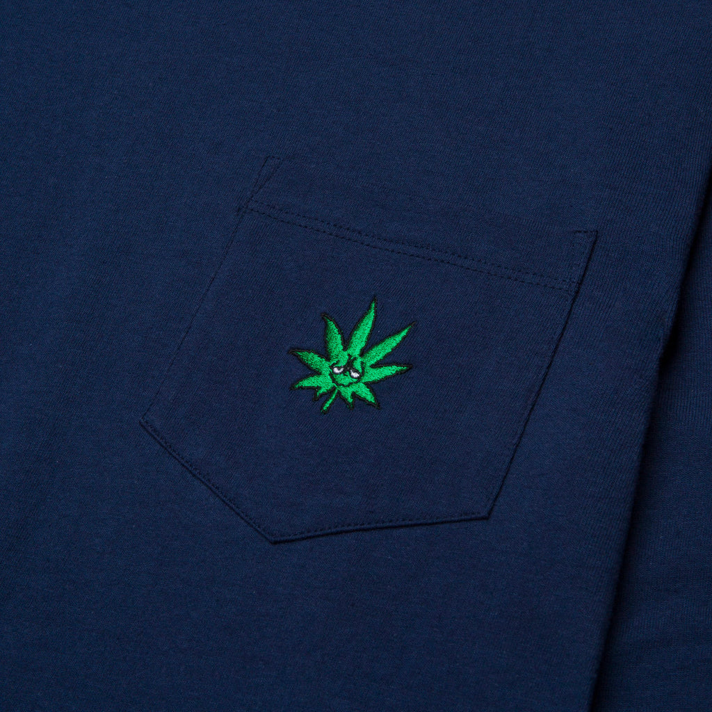 HUF Green Buddy Longsleeve Pocket Tee T-Shirts + Longsleeves HUF 