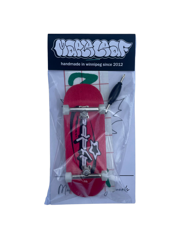 Sk8 Skates Fingerboard Fingerboard MapleLeafFB Maple Red 