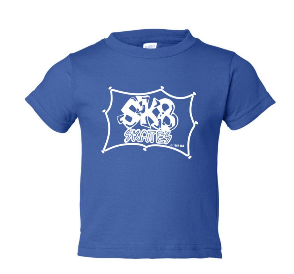 Sk8 Skates Toddler Classic T-shirt Unclassified Sk8 Skates Royal Blue 2T