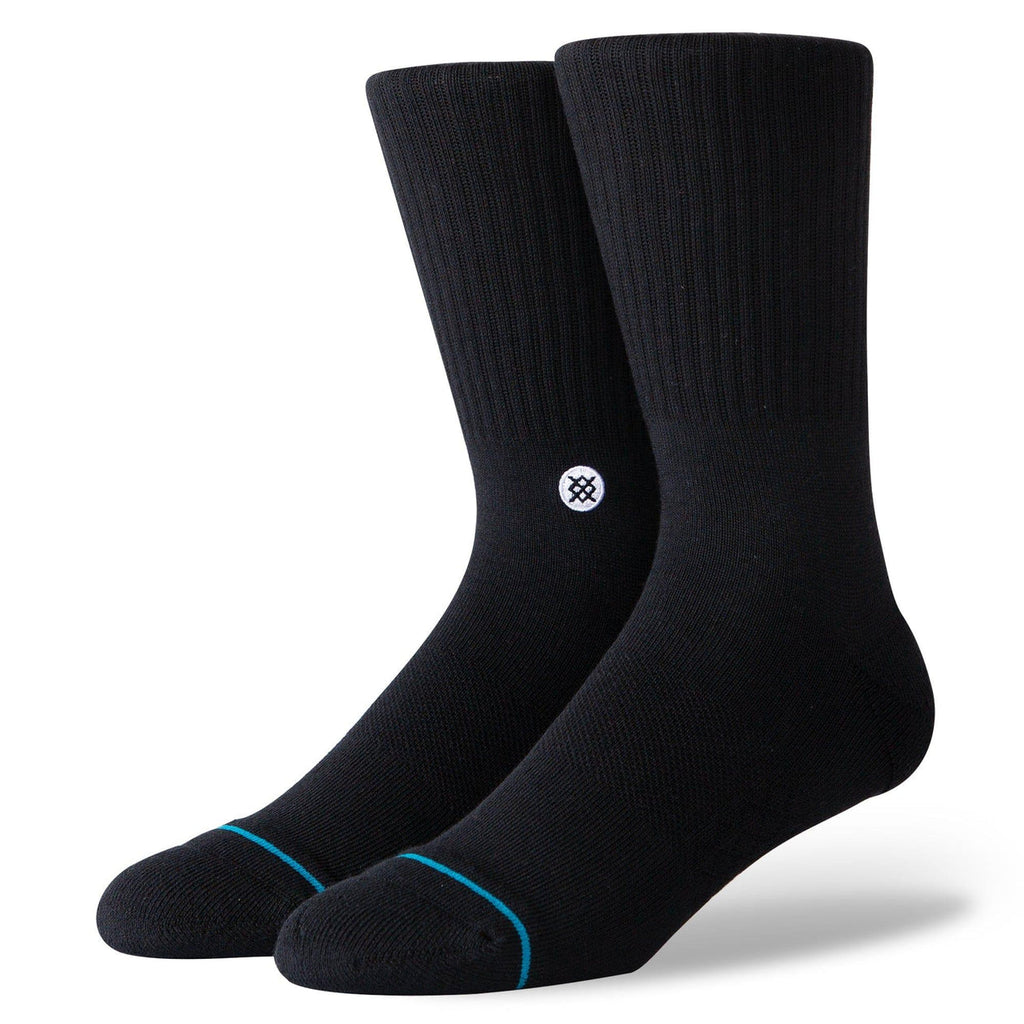 Stance Icon Sock Socks Stance Black/White Small 