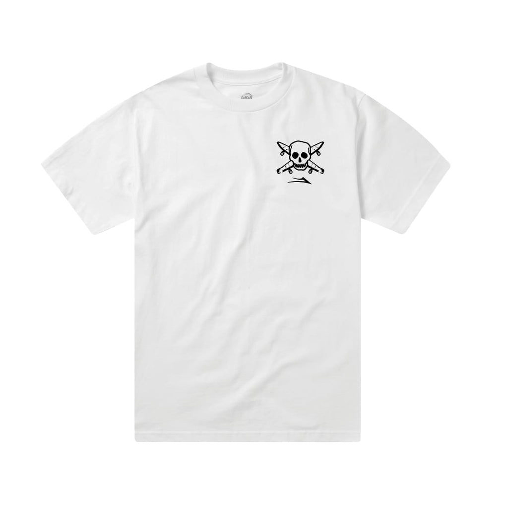 Lakai x Fourstar Street Pirate T-shirt T-Shirts + Longsleeves Lakai Medium White 