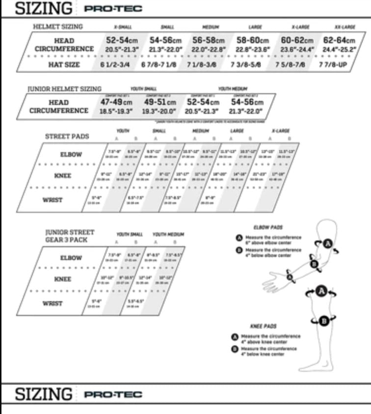 Pro Tec Elbow Pads Helmets & Safety Gear Pro-Tec 