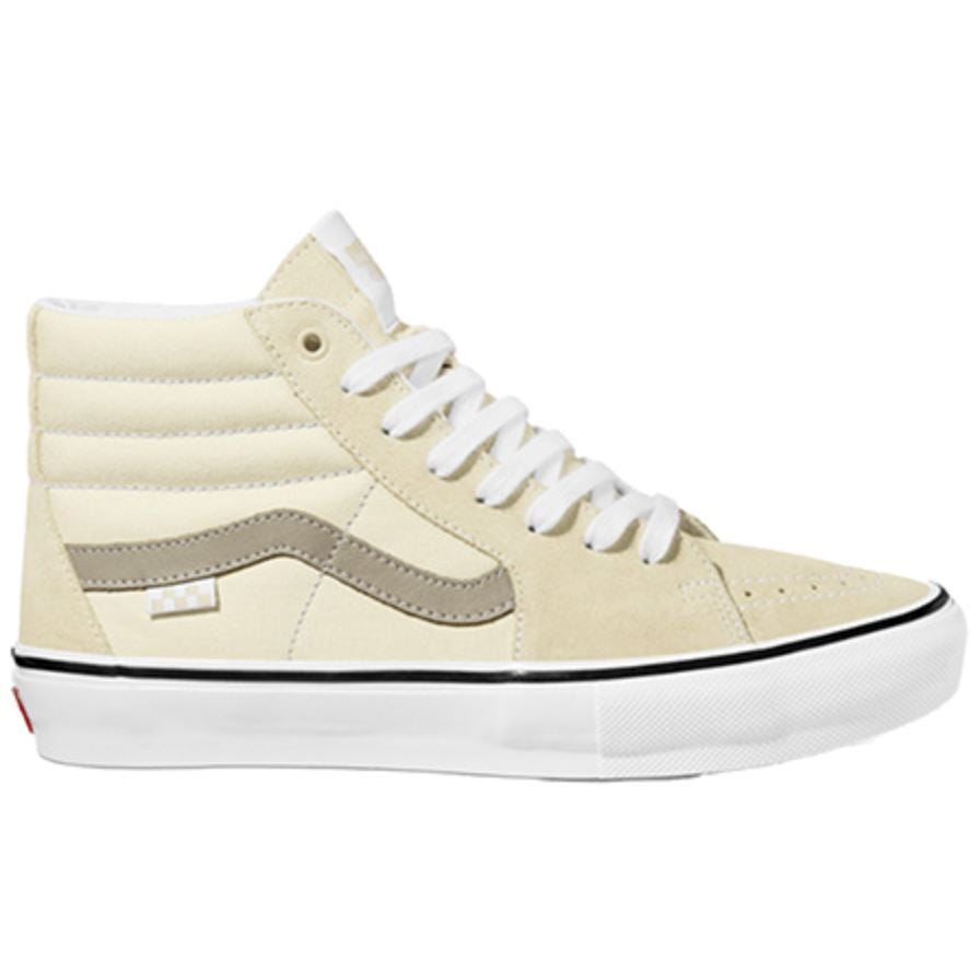 Vans Skate Sk8-Hi Shoe - Bone White Men's Shoes Vans 