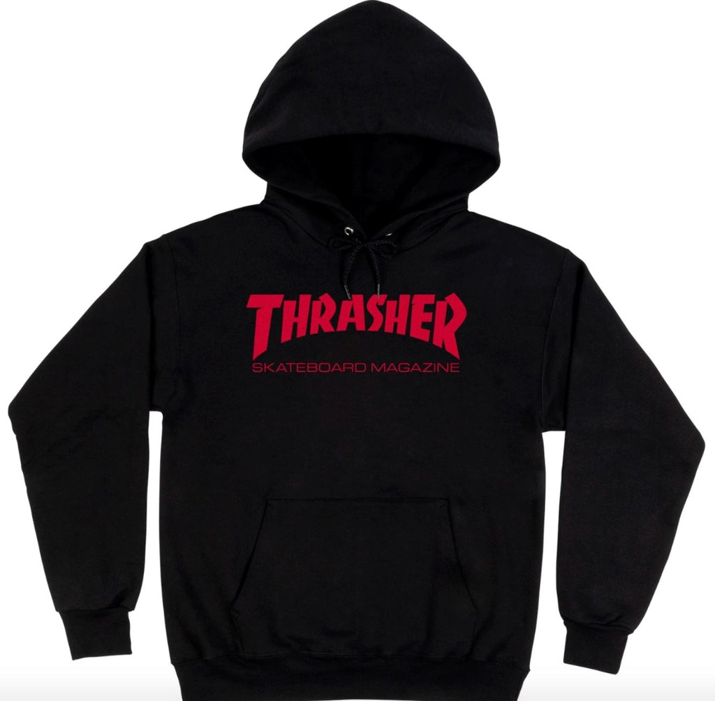 Thrasher Skate Mag Hoodie - Black/Red Hoodies + Crewnecks Thrasher 