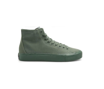 Last Resort VM003 Canvas Hi Shoe - Full Spray Green Men's Shoes Last Resort 