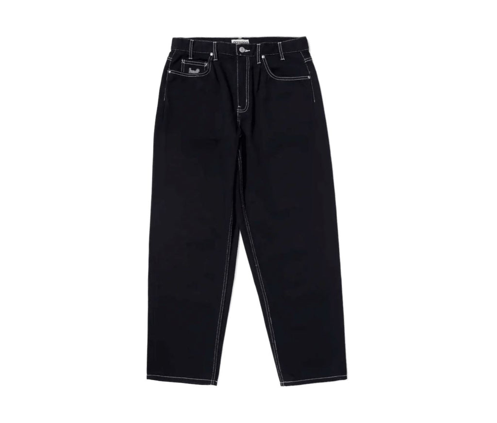 HUF Cromer Pant - Black/White Bottoms HUF 