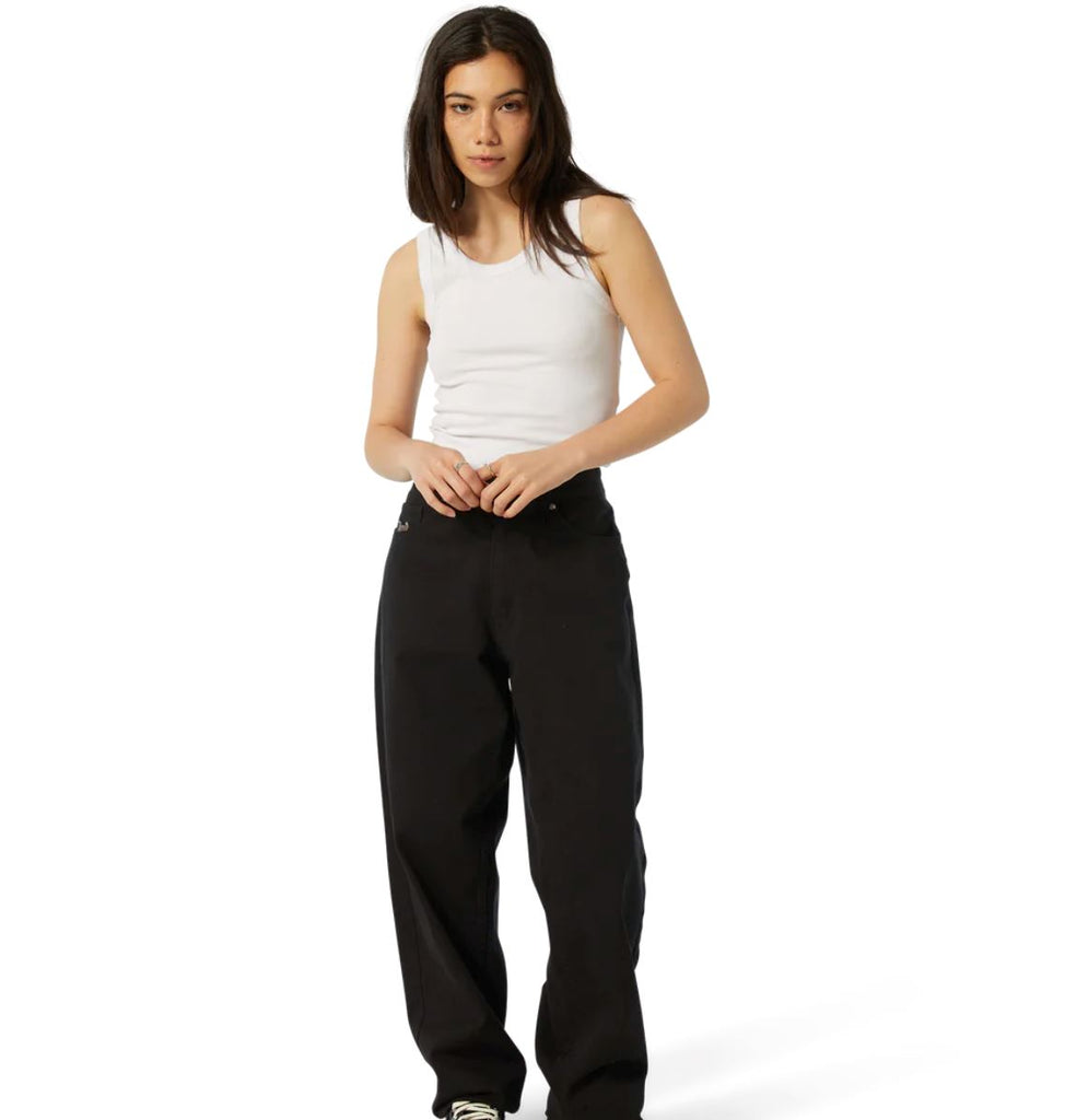 HUF Cromer Pant - Black/White Bottoms HUF 