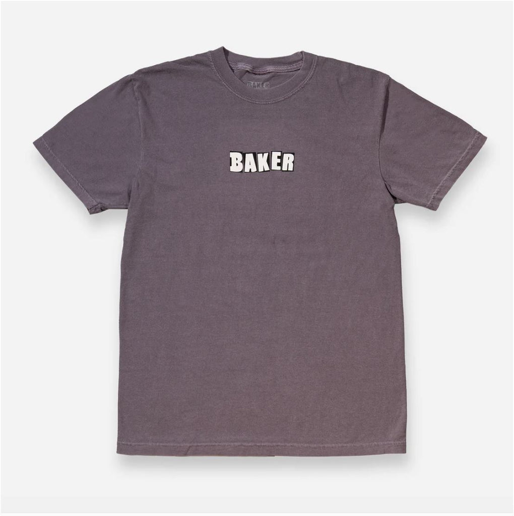 Baker Brand Logo Wine Wash Tee T-Shirts + Longsleeves Baker 