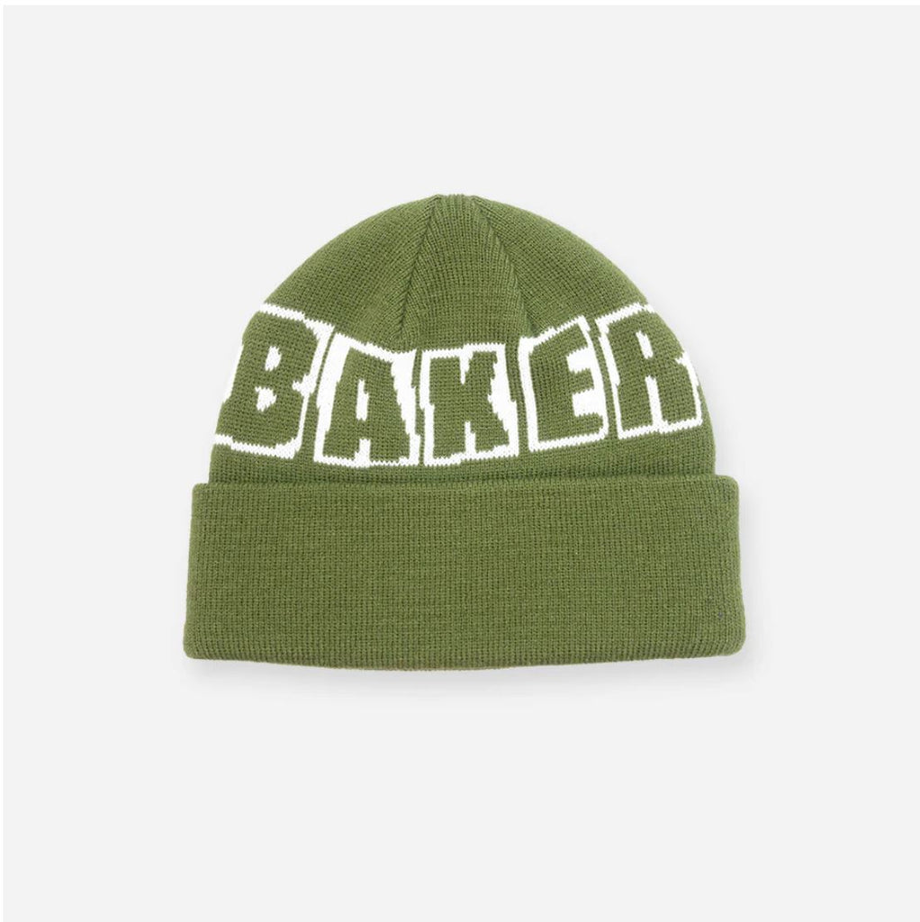 Baker Brand Logo Dark Green Beanie Beanies Baker 