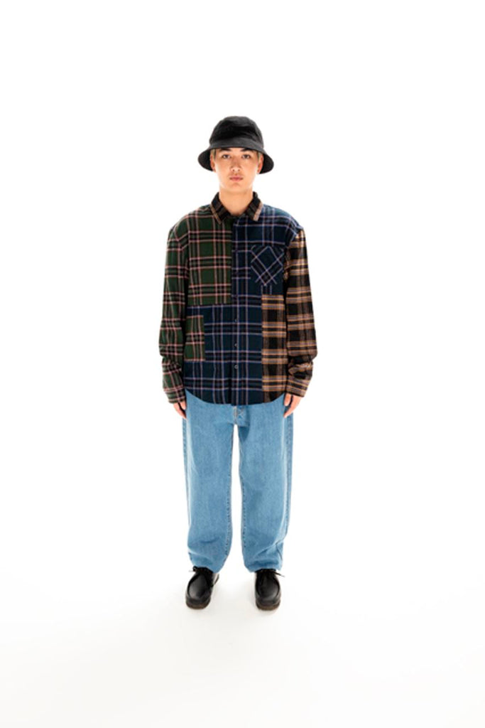 Taikan Patchwork LS Shirt Button Ups Taikan 