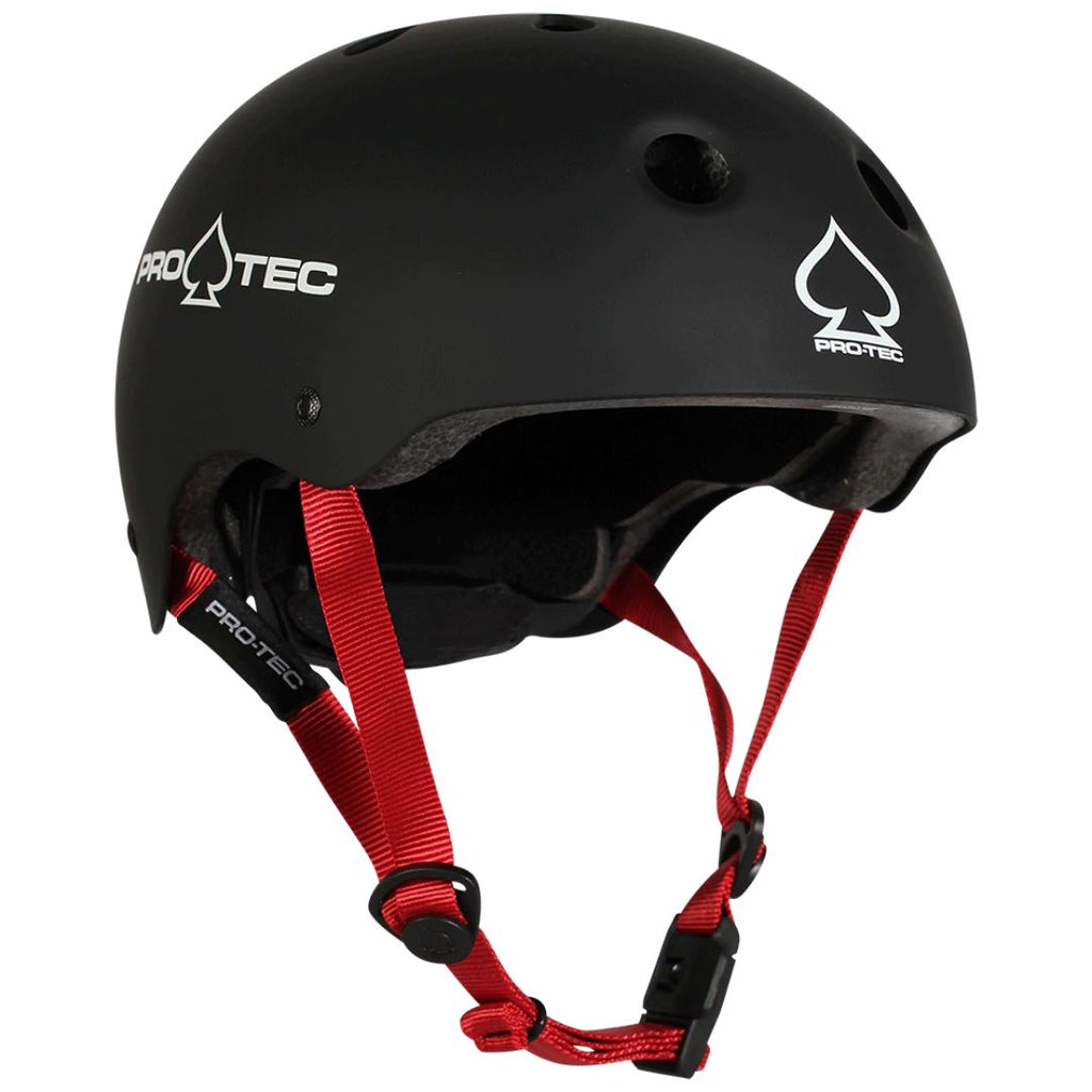 Pro-tec Junior Classic Certified Skate Helmet - Matte Black Helmets & Safety Gear Pro-Tec 