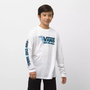 Vans KIDS Metallic Flame Longsleeve Tee Kid's Clothing Vans 