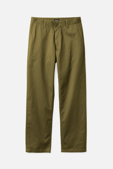 Brixton Choice Chino Relaxed Pant Bottoms Brixton 28 Military Olive 