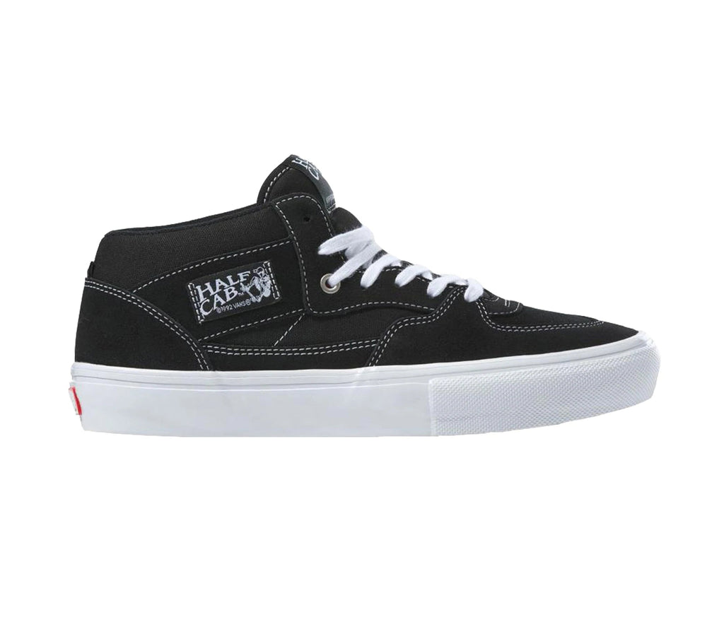 Vans Skate Half Cab Black/White Men's Shoes Vans 