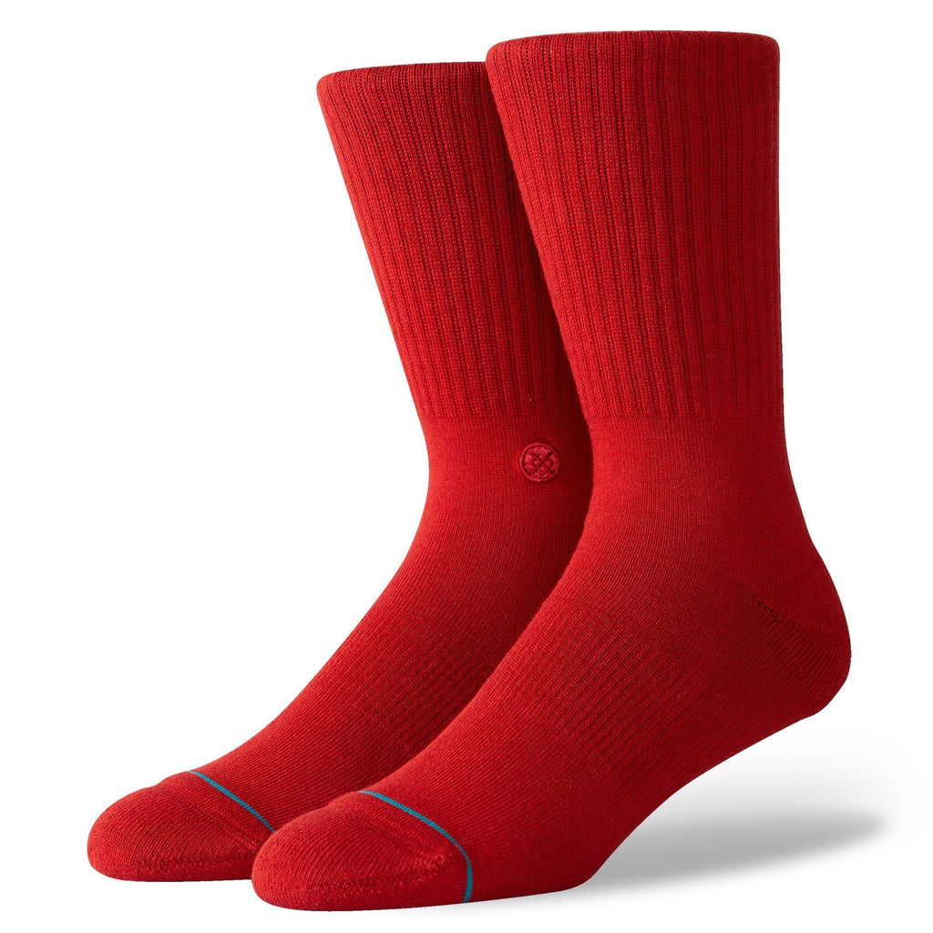 Stance Icon Sock Sk8 Skates Red Small